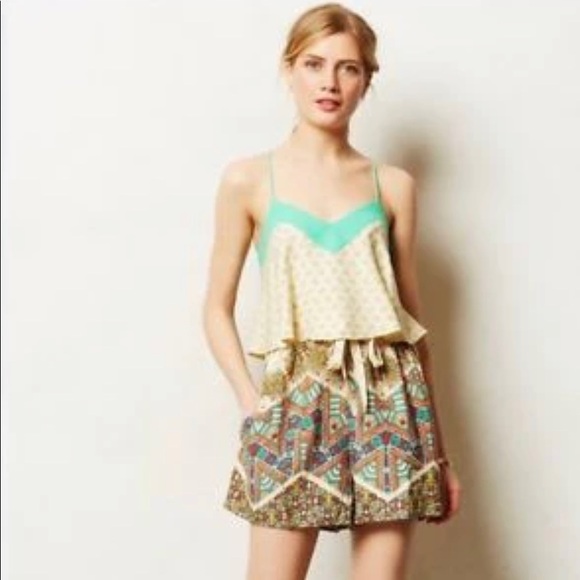 Anthropologie Elevenses Mintaka Romper - Picture 2 of 5